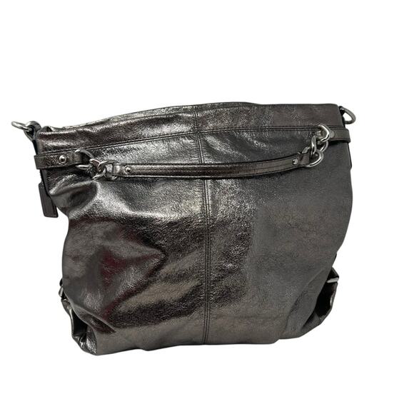 Coach Brooke Metallic Hobo Shoulder Bag - Picture 1 of 11